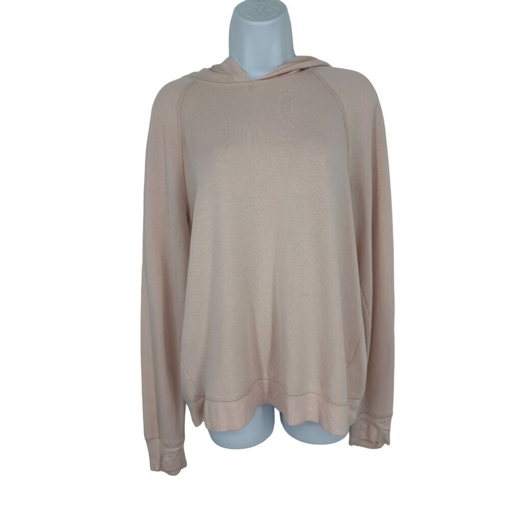 Athleta Criss Cross Back Long Sleeve Hoodie Sweatshirt Size M
